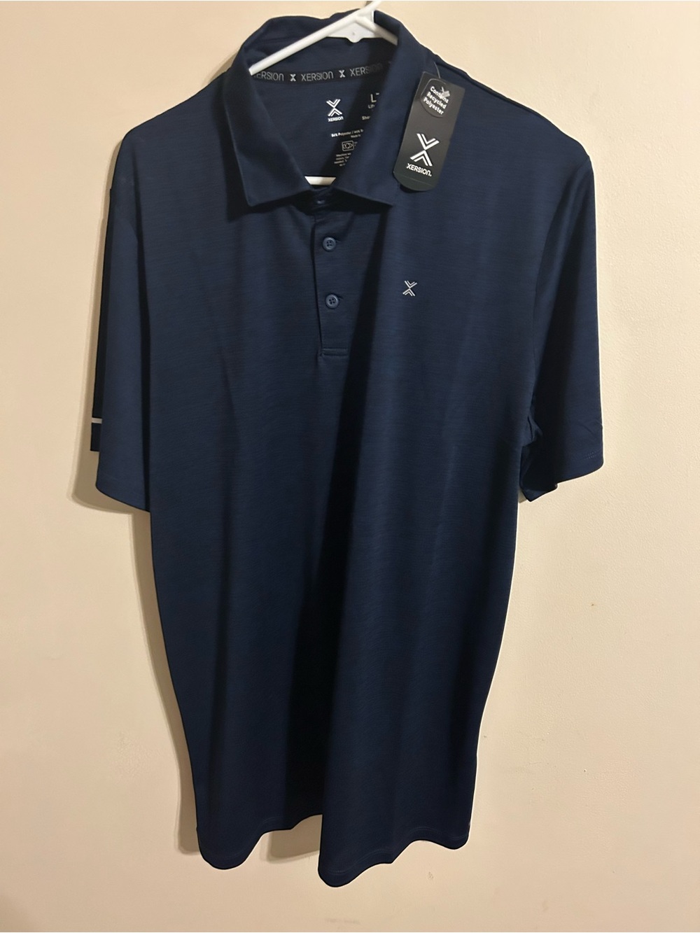 Xersion Men's Navy Performance Polo